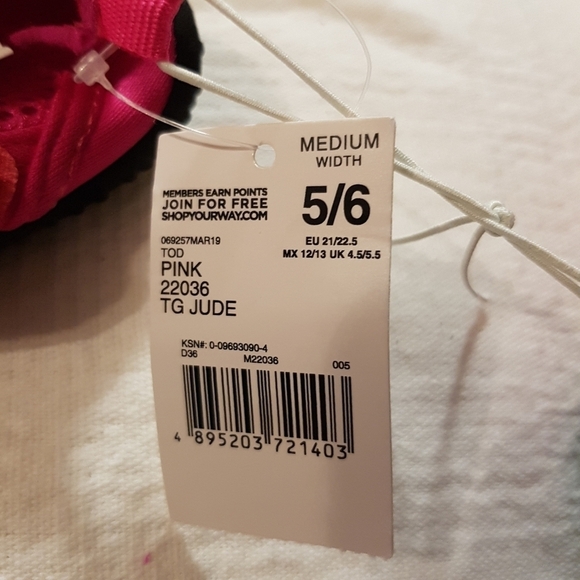 Athletech New kids pink water shoes size 5/6 - Picture 4 of 5